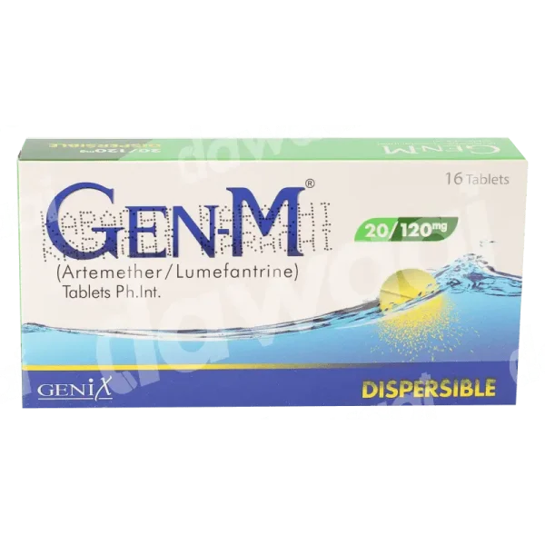 Gen-M 20mg/120mg tablet dispersible 2x8's