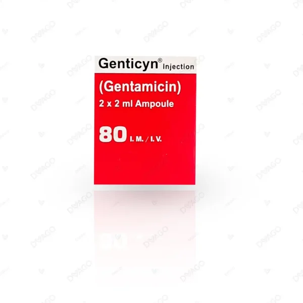 Genticyn Im/Iv Injection 80Mg (1 Box = 2 Ampoules)