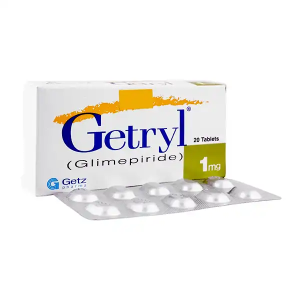 Getryl Tablets 1Mg (1 Strip = 10 Tablets)