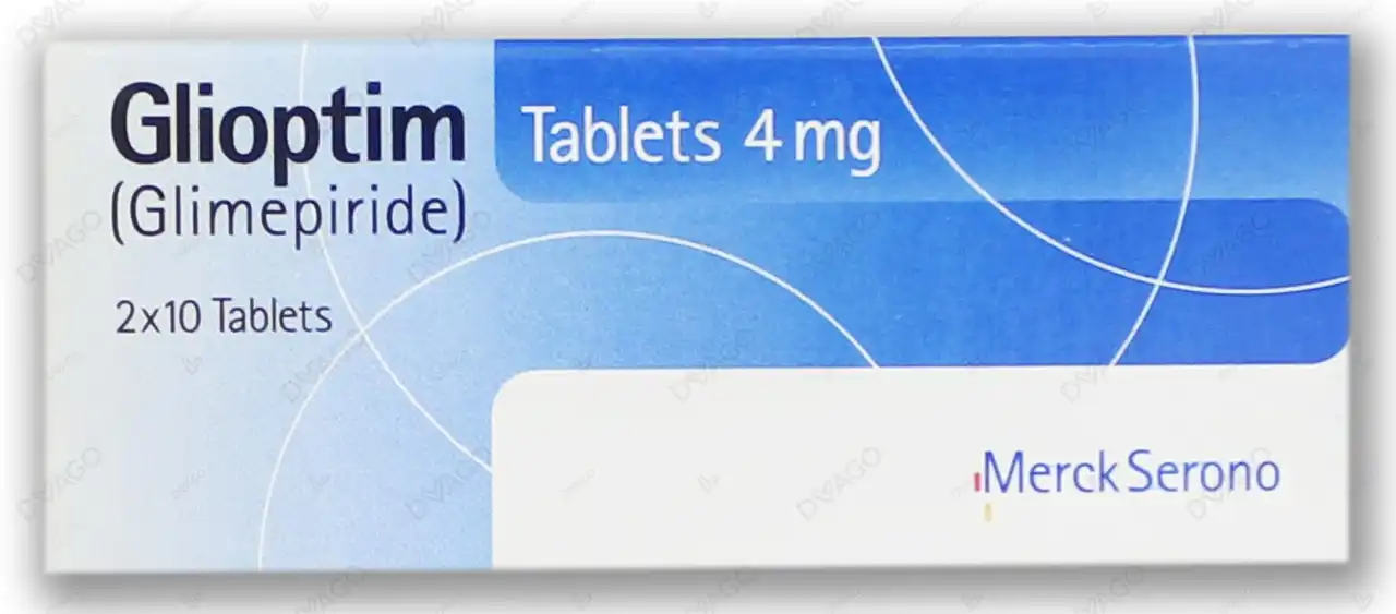 glioptim Glioptim Tablets 4Mg (1 Strip = 10 Tablets) - Image 1