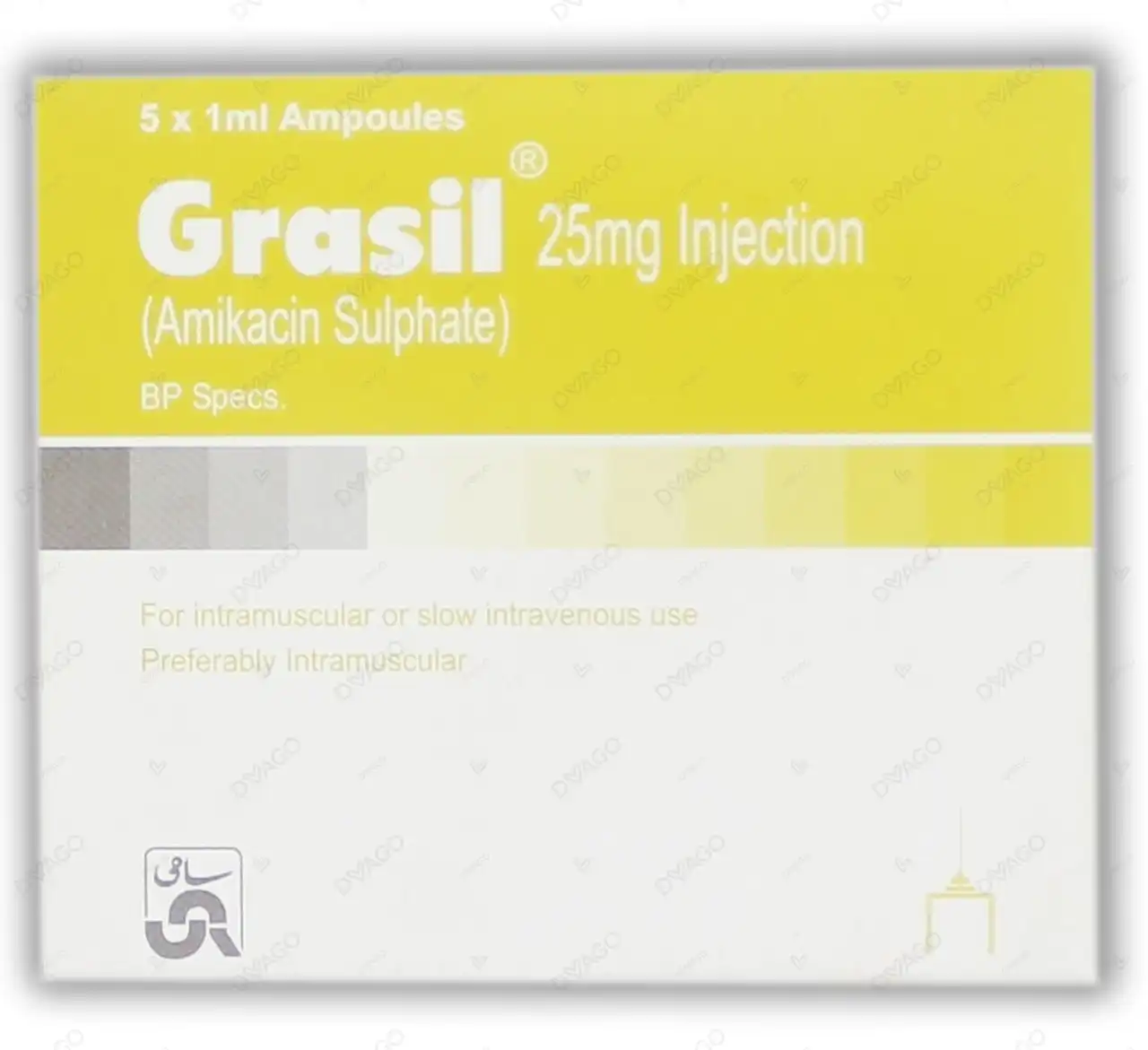 grasil 25mg Grasil Im/Iv Injection 25Mg (1 Box = 5 Ampoules) - Image 1