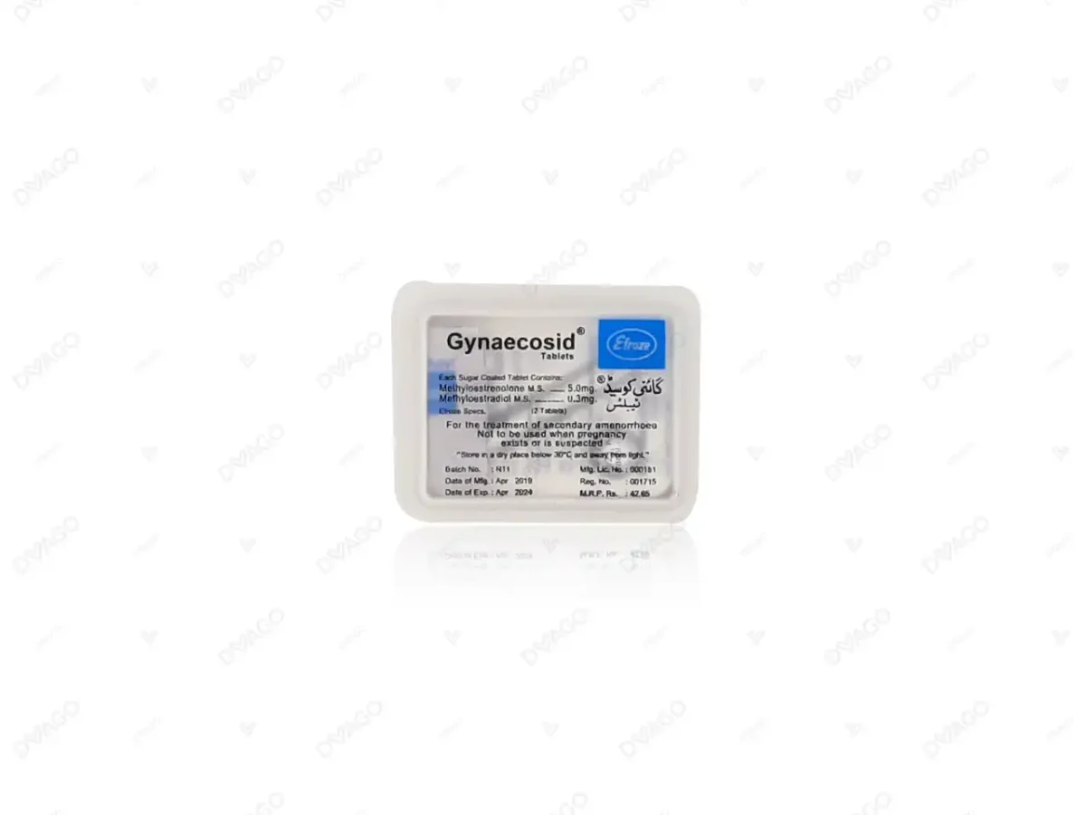 Gynaecosid Tablets 0.3Mg/5Mg (1 Box = 2 Tablets) - Image 1