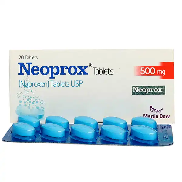 Neoprox Tablets 500Mg (1 Box = 2 Strips) (1 Strip = 10 Tablets)