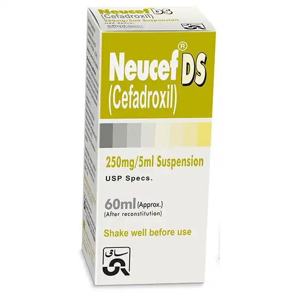 Neucef Ds 60Ml Suspension 250Mg/5Ml